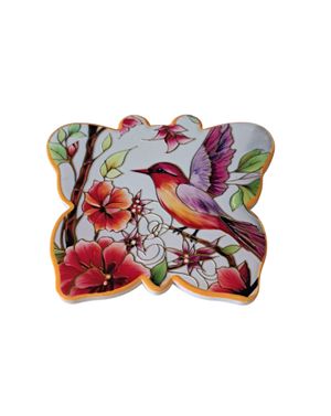 Coaster multicolor Bird