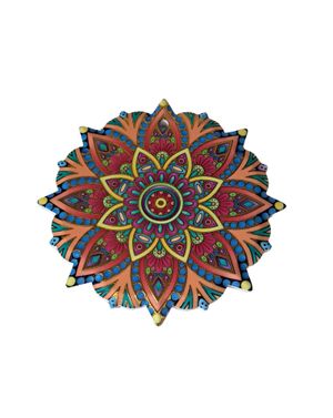 Suport din ceramica pentru vase fierbinti Colored Mandala