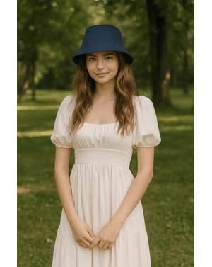 Palarie albastra Girly Fashion