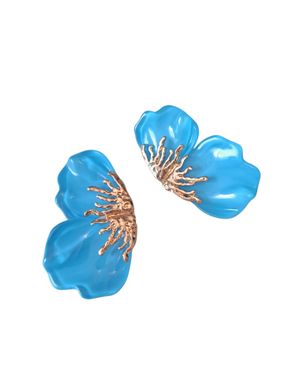 Cercei Flower Blue and Gold