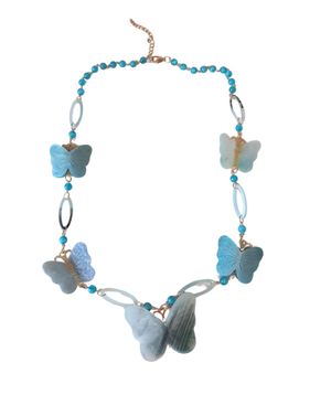 Colier Butterfly Blue
