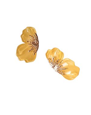 Cercei Flower Yellow and Gold