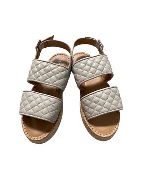 Sandale din piele naturală cu barete matlasate N2501E2004