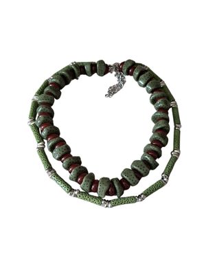 Set 2 coliere verzi