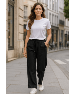 Pantaloni lejeri cu compozitie din IN