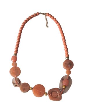 Colier Orange Bubble
