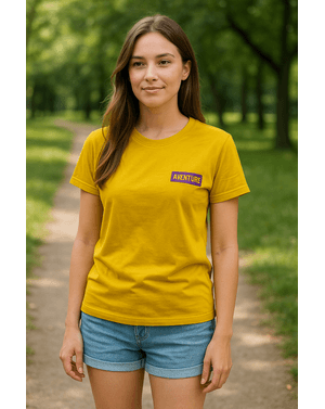 Tricou din 100% bumbac cu print N2501A2005
