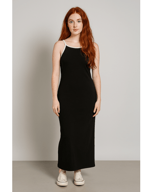 Rochie Noisy May din bumbac cu bretele subtiri 24OUT01165