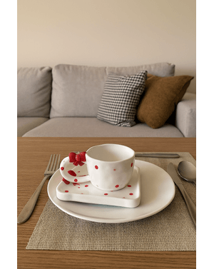 Set cana cu suport Red