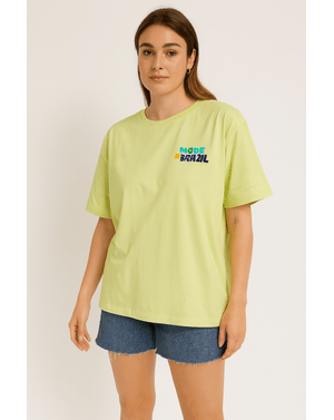 Tricou din bumbac cu imprimeu “Made in Brazil” N2501A2018