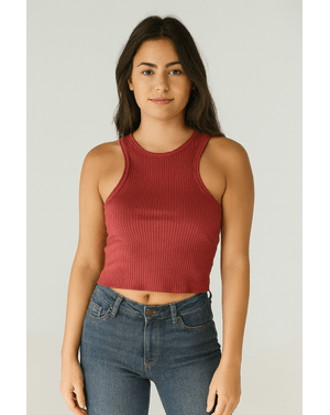 Top BDG cu croială sport – 85% bumbac, 15% poliester 24POS56215