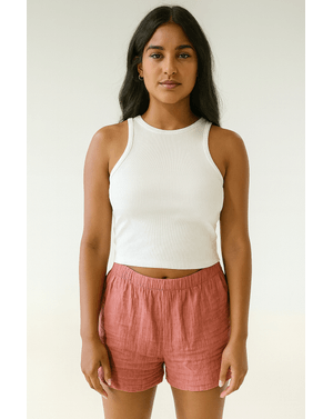 Pantaloni scurți lejeri – 100% bumbac N2501G3005