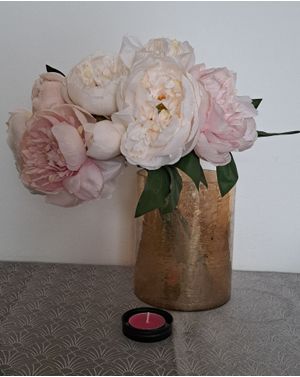 Buchet artificial Bujori Roz