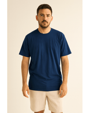 Tricou casual din amestec de bumbac și poliester – look curat, confort garantat N2501B7003