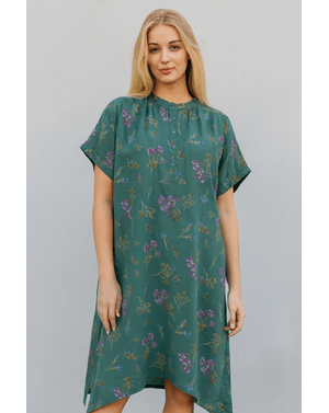 Rochie lejeră din rayon cu imprimeu floral N2417J0005