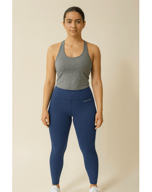 Colanți sport lungi cu talie înaltă – 100% poliester N2501A0003