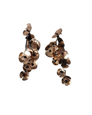 Cercei lungi Gold Flower