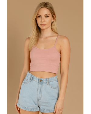 Top scurt din 100% bumbac, bretele subțiri N250650002