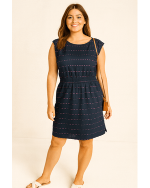 Rochie scurtă – 60% bumbac, 40% poliesterN250306001