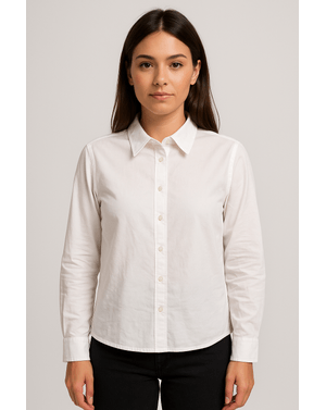 Cămașă clasică cu mânecă lungă – 100% bumbac N250154001