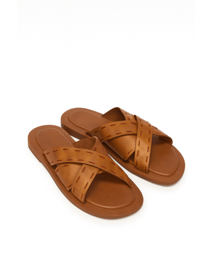 Papuci de damă din piele naturală N250419007