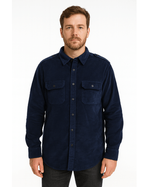 Cămașă casual de bărbați din 98% bumbac și 2% elastan N250436006