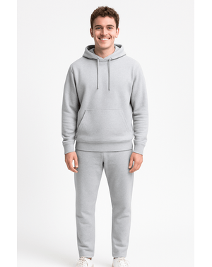 Pantaloni sport din mix de bumbac și poliester N250426014
