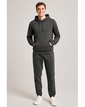 Pantaloni sport din bumbac și poliester N250426015