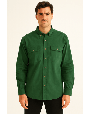 Cămașă bărbătească din bumbac cu buzunare frontale N250436022