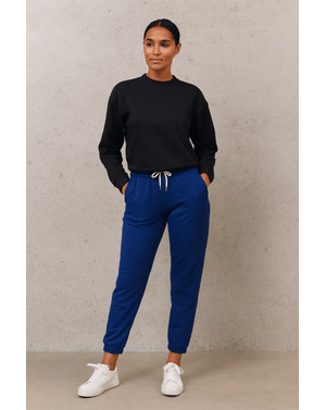 Pantaloni sport din bumbac și poliester N250426003