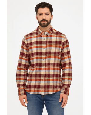 Cămașă cu carouri, 100% bumbac N250425004