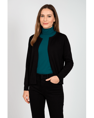 Cardigan tricotat cu un nasture 25MKF02210