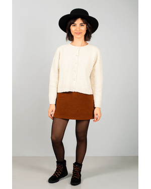 Cardigan tricotat cu nasturi 25MKF02008