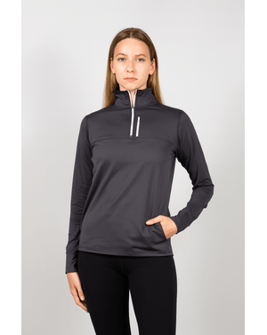 Bluza sport cu fermoar la baza gatului 25ITT01003