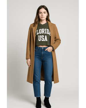 Hanorac crop Shein cu gluga 24MAE36087