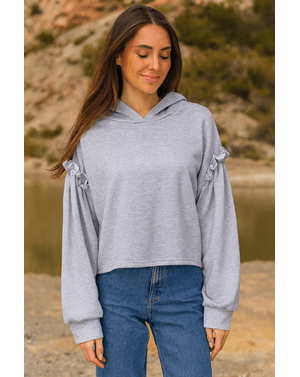 Bluza Shein cu maneci largi si gluga 24MAE36050