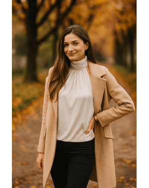 Top fara maneci cu nasturi la spate 24MAB06113