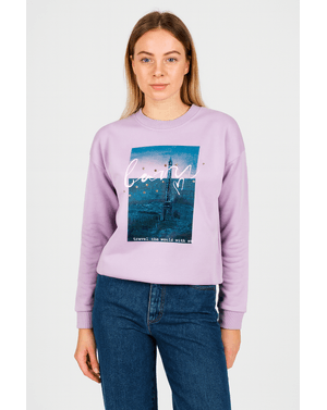 Bluza casual cu interior pufos 24MAB02016