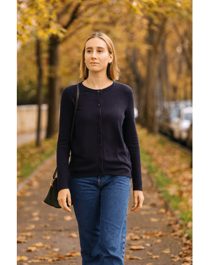 Cardigan moale din tricot 25MKF02095