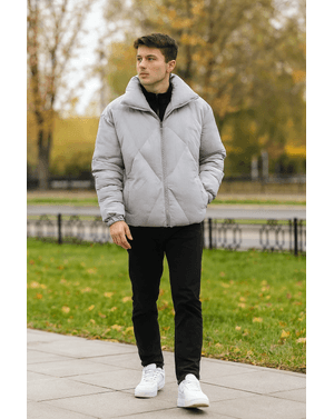 Geaca Shein casual cu buzunare pentru barbati 24MAE39005