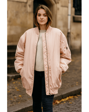 Jacheta Shein cu buzunare si fermoar 24MAE13087