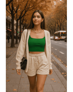 Top  Shein cu bretele din lant 24MAE13057