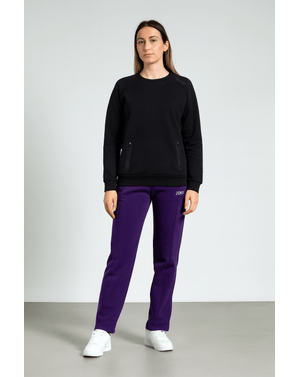 Bluza uni cu maneca lunga si buzunare 23LGD21001