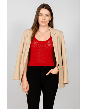 Top Shein din tricot subtire 24MAE13016