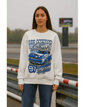 Bluza din bumbac Shein cu imprimeu 24MAE36180