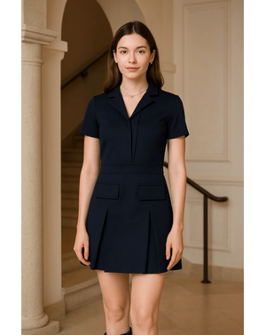 Rochie scurta cu fermoar in lateral 23ART11002