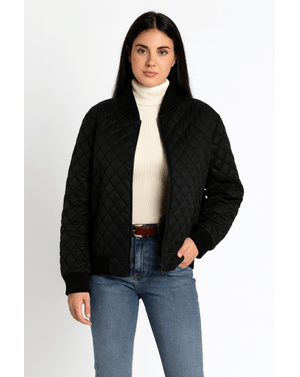 Jacheta matlasata Shein cu elastic la maneci 24MAE13121