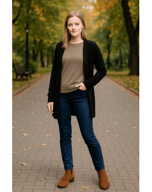Cardigan tricotat fin 25MKF02090