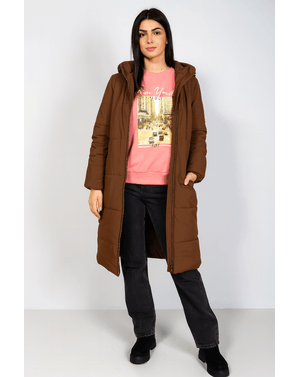 Bluza cu interior pufos si maneca lunga 24MAB02017