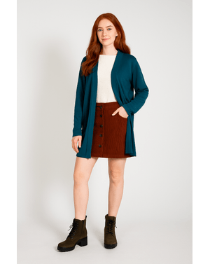 Cardigan tricotat fara inchidere 25MKF02205